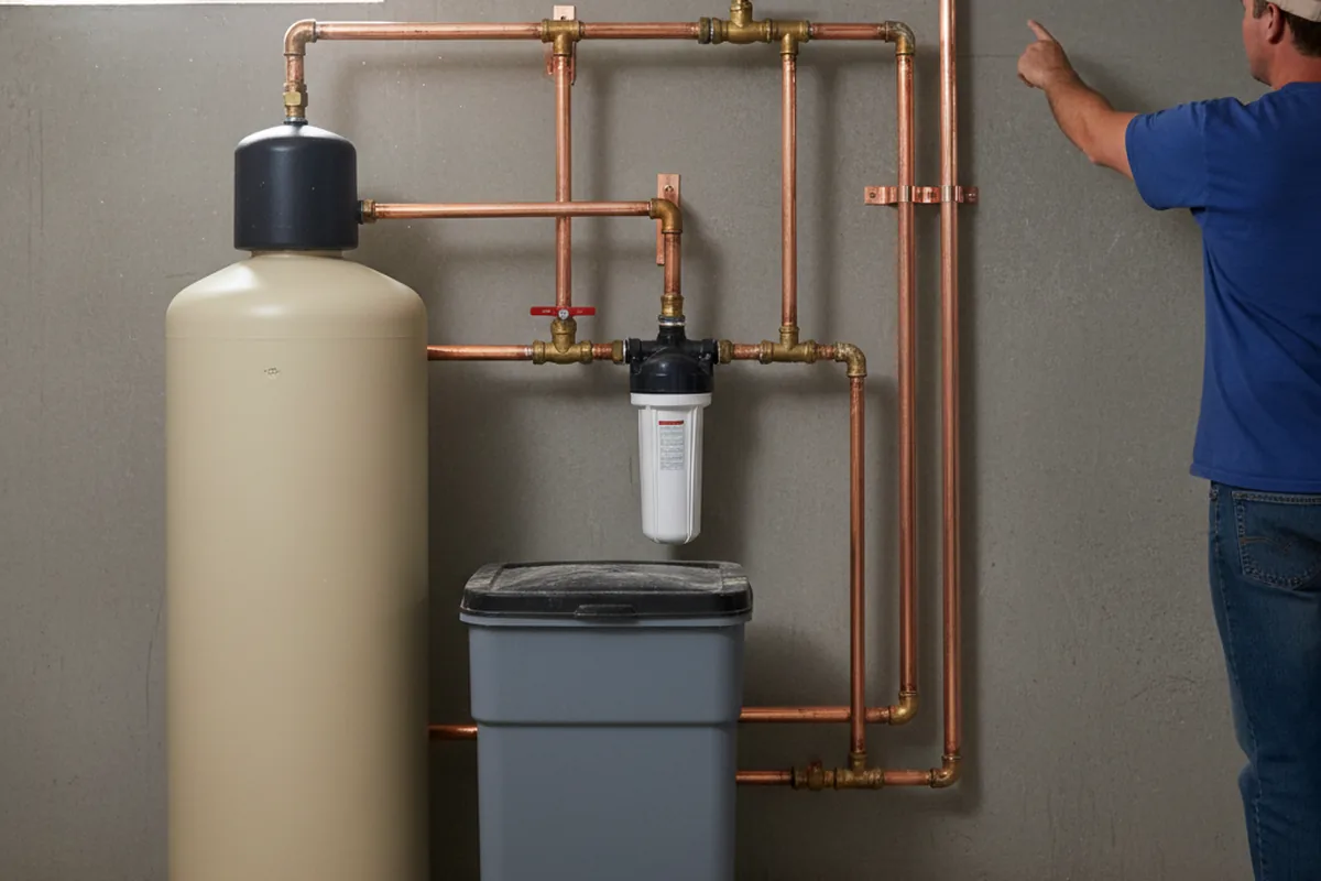 Whole-house water treatment system installed in Atkinson